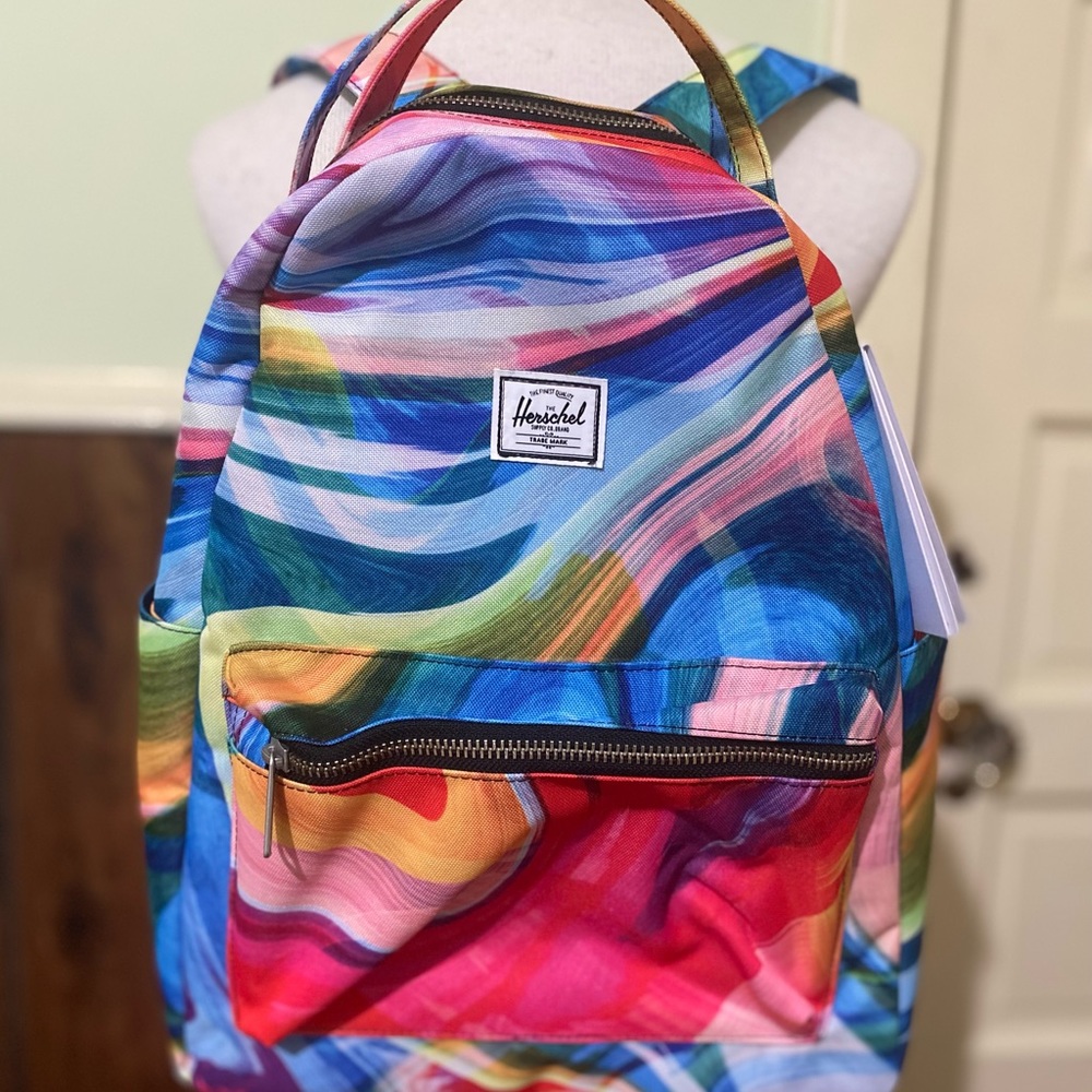 Herschel Supply Co. NOVA MID Volume Backpack 18L Paint Pour Multi NWT